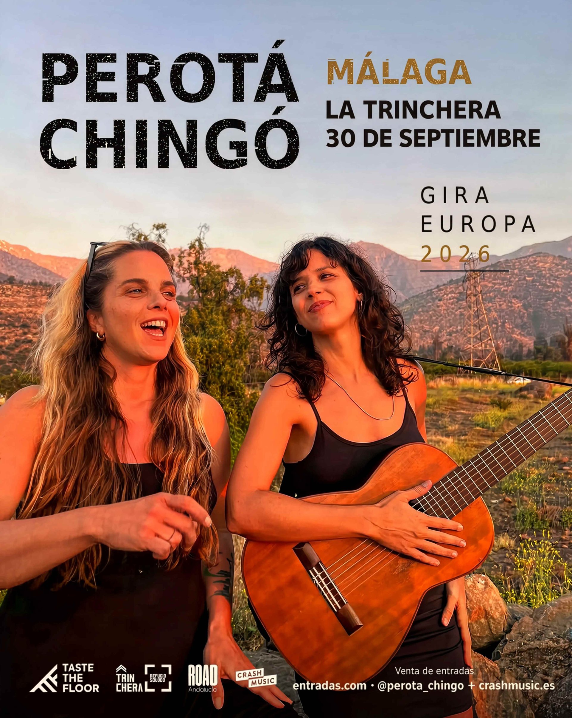 CONCIERTO PEROTÁ CHINGÓ - MÁLAGA - SALA TRINCHERA - MIÉRCOLES 30 DE SEPTIEMBRE