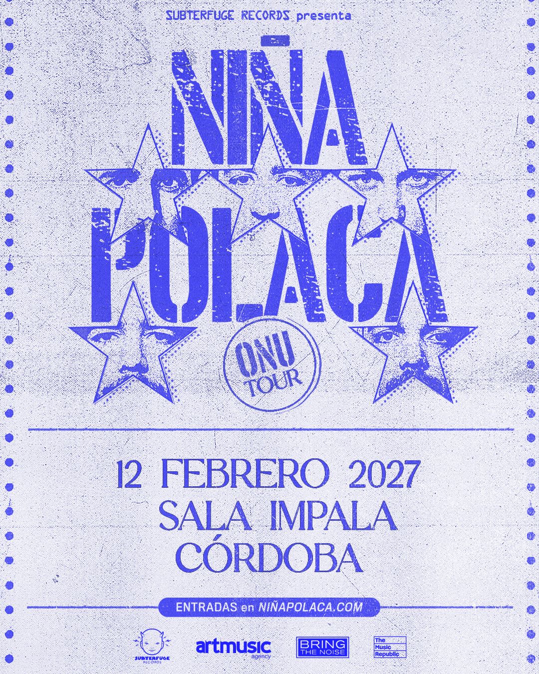 CONCIERTO NIÑA POLACA- SALA IMPALA - CÓRDOBA - VIERNES 12 DE FEBRERO