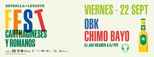 Imagen CONCIERTO OBK CHIMO BAYO - CARTAGENA - VIERNES, 22 DE SEPTIEMBRE