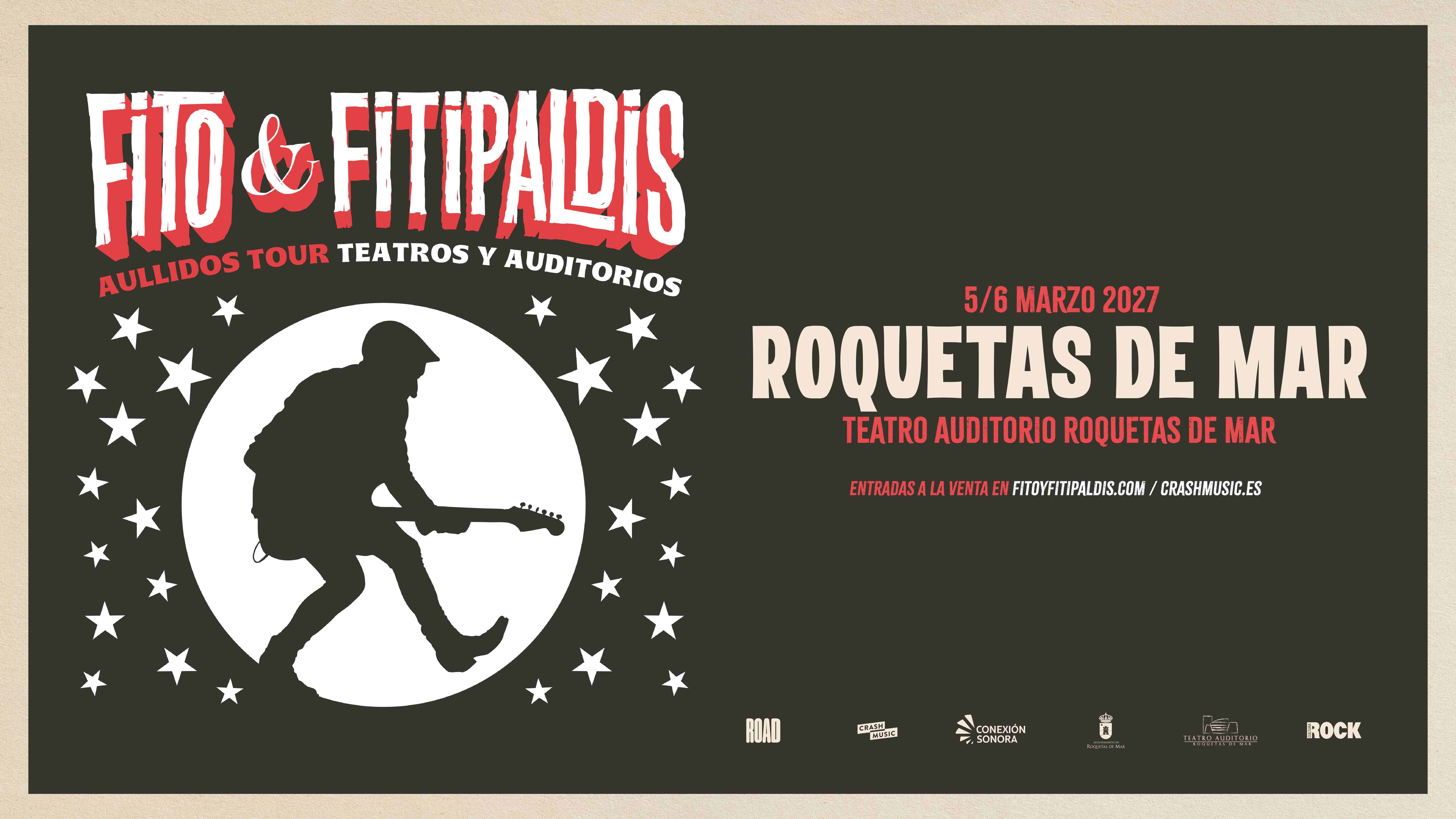 Imagen CONCIERTO FITO & FITIPALDIS - ALMERÍA - TEATRO AUDITORIO ROQUETAS DE MAR - VIERNES 5 DE MARZO