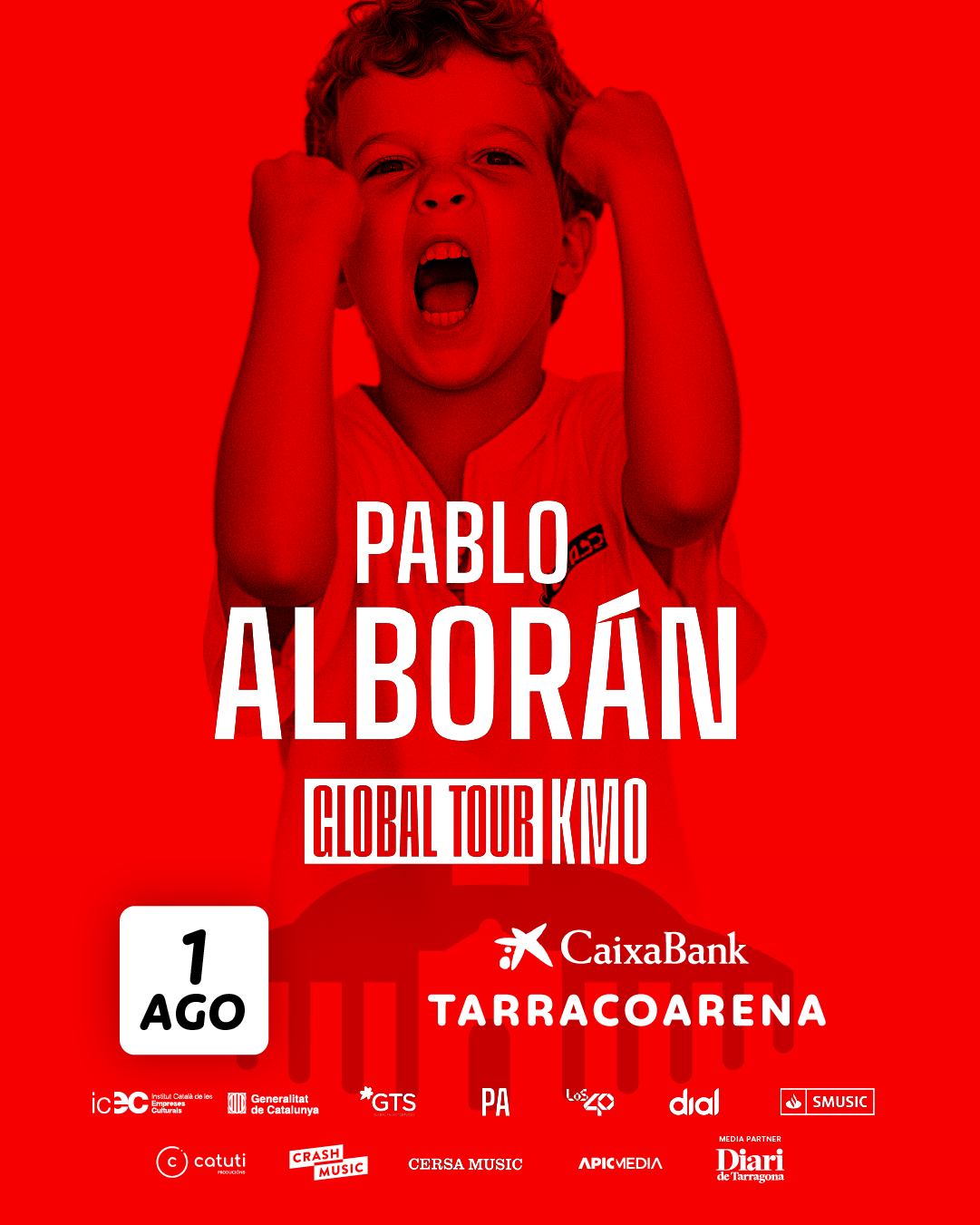 CONCIERTO PABLO ALBORÁN - TARRAGONA - CAIXABANK TARRACO ARENA - SÁBADO 1 DE AGOSTO