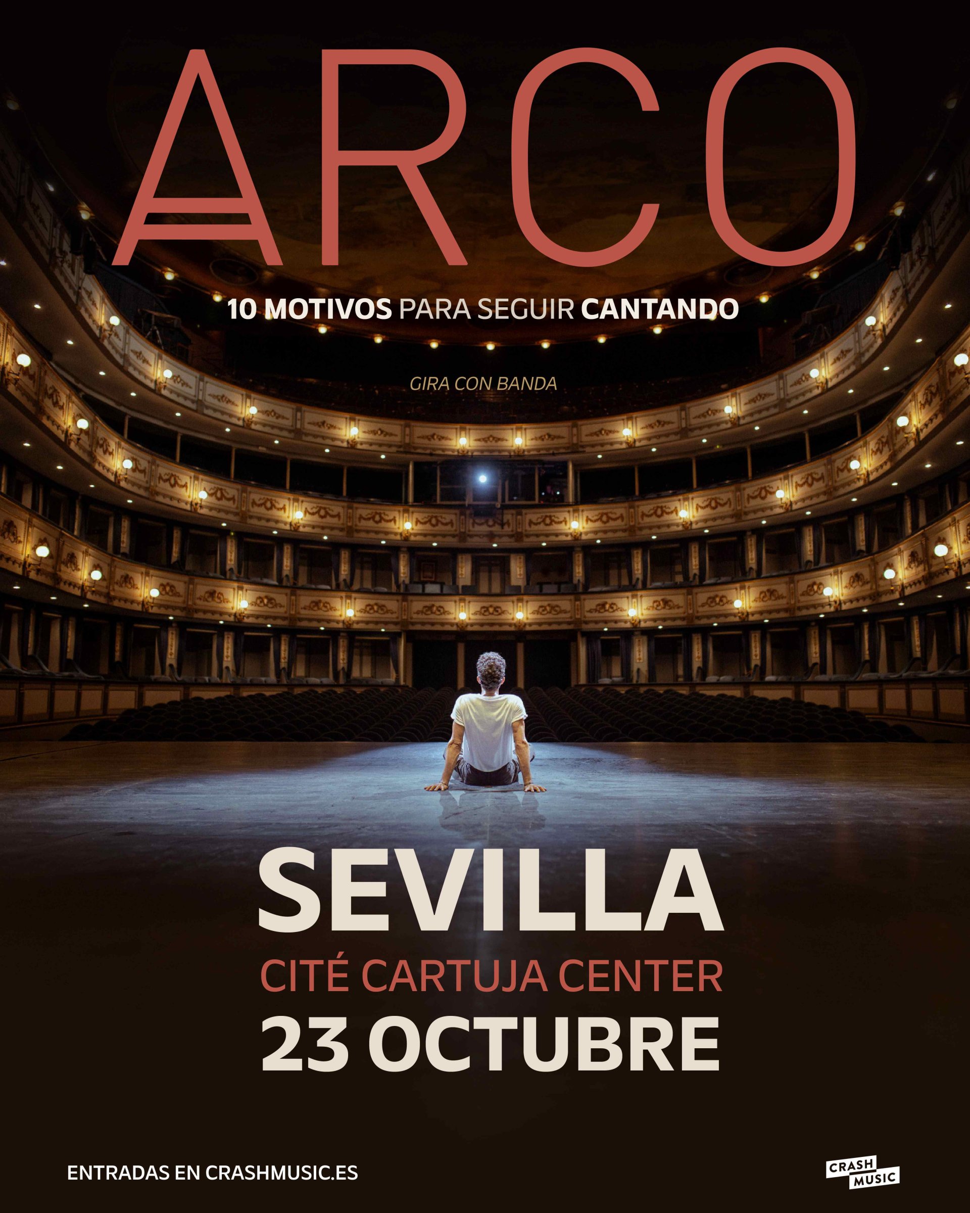 CONCIERTO ARCO - SEVILLA - SALA CITE CARTUJA CENTER - SÁBADO 23 DE OCTUBRE