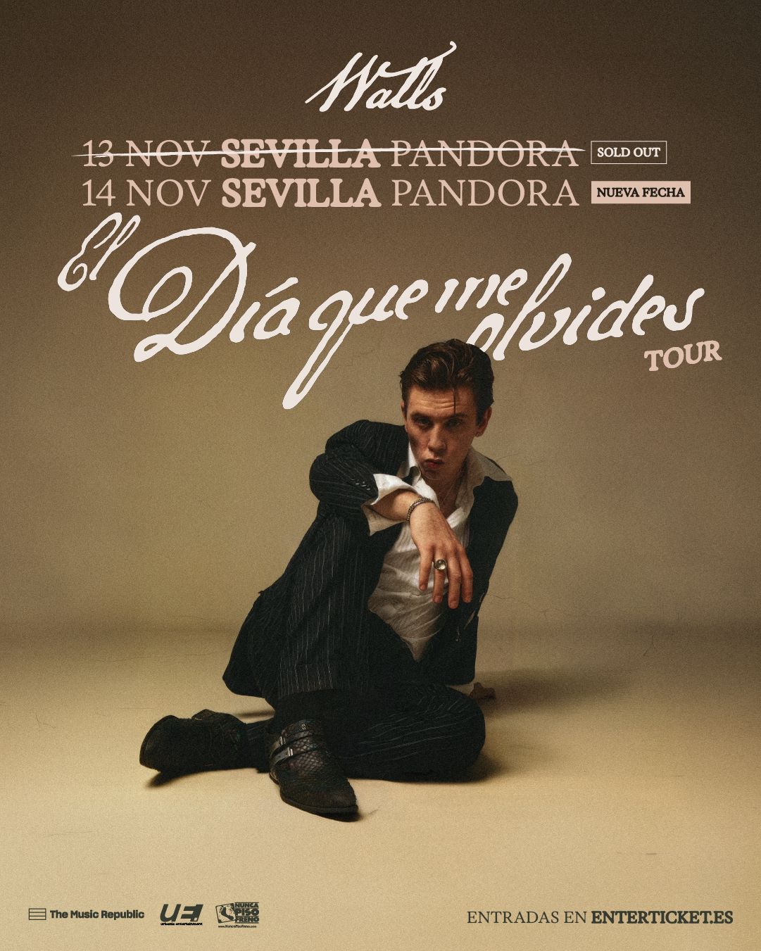 CONCIERTO WALLS - SEVILLA - SALA PANDORA - SÁBADO 14 DE NOVIEMBRE