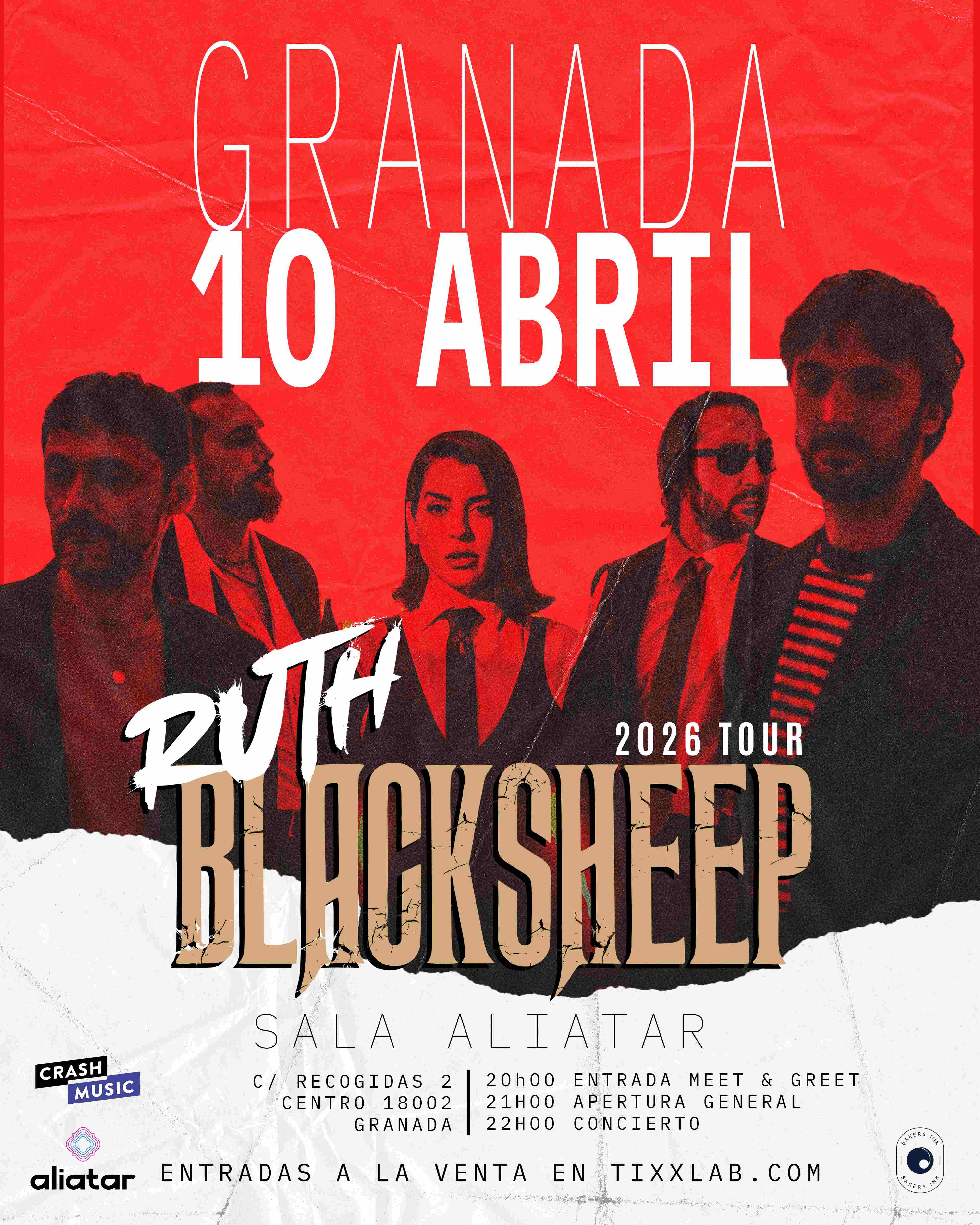 CONCIERTO RUTH - GRANADA - SALA ALIATAR - VIERNES 10 DE ABRIL