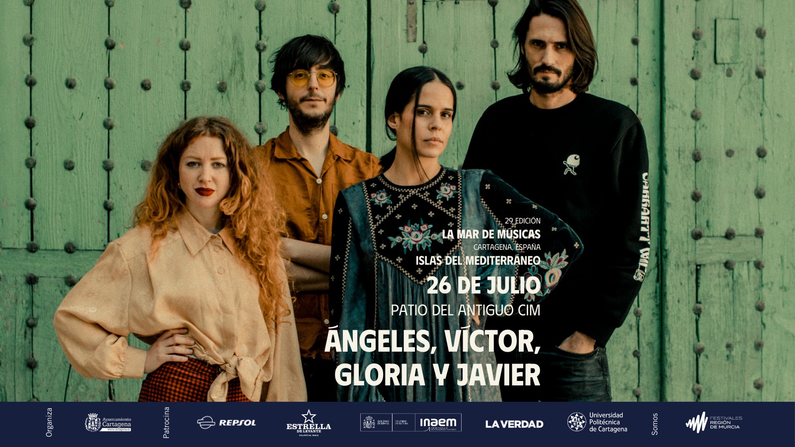Imagen CONCIERTO ÁNGELES, VÍCTOR, GLORIA & JAVIER - CARTAGENA - LA MAR DE MÚSICA-VIERNES 26 DE JULIO