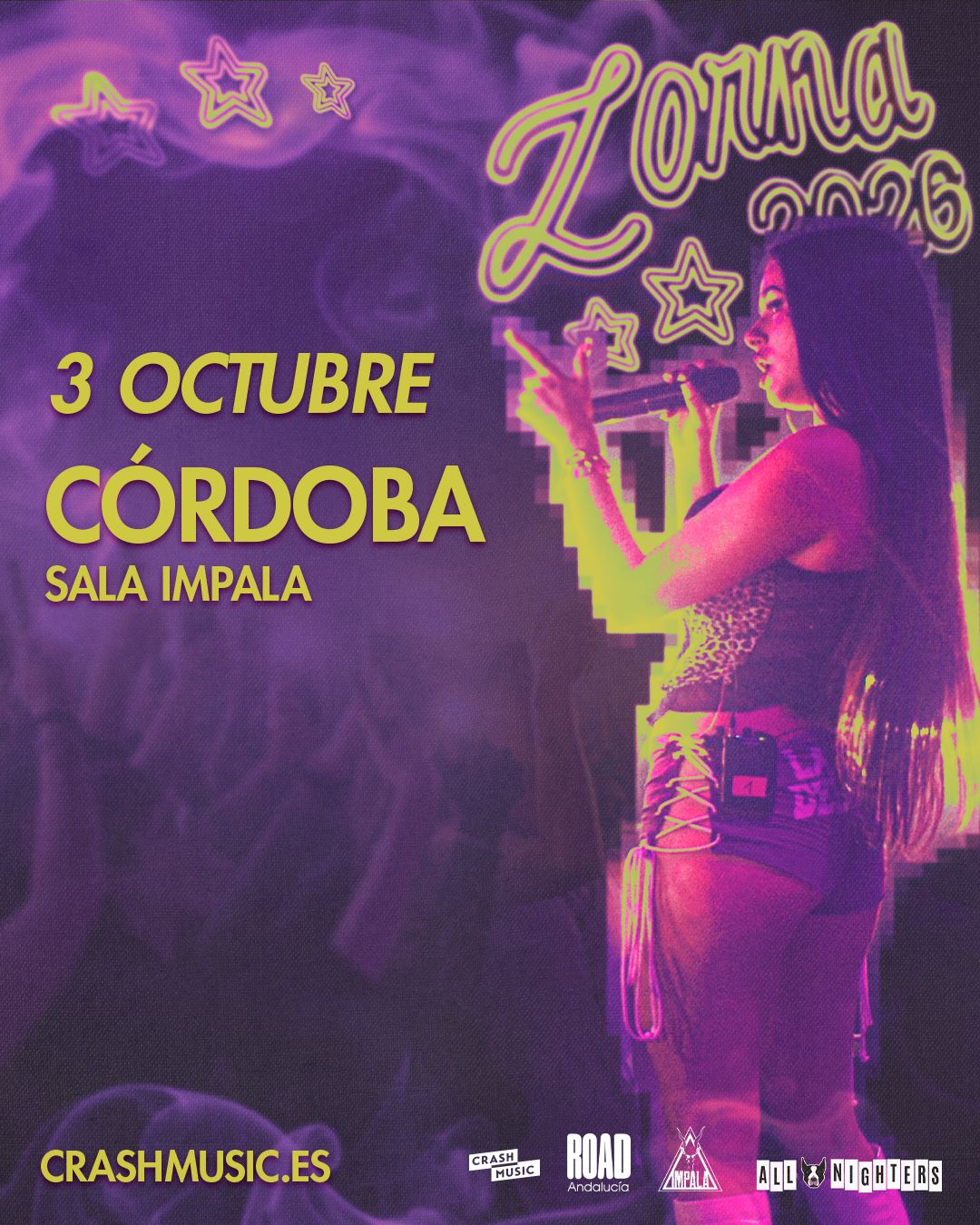 CONCIERTO L0RNA - CÓRDOBA - SALA IMPALA - SÁBADO 3 DE OCTUBRE