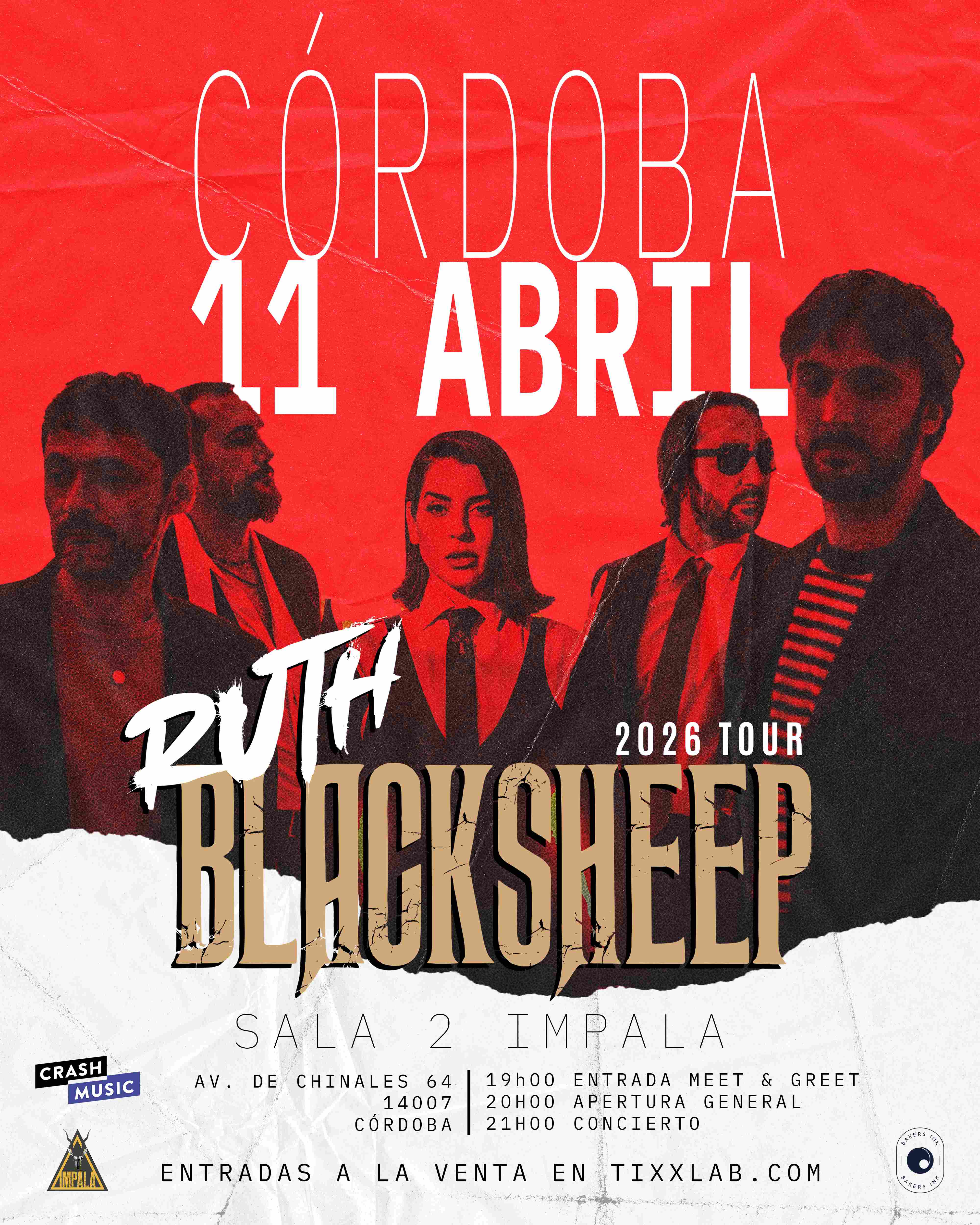 CONCIERTO RUTH - CÓRDOBA - SALA 2 IMPALA - SÁBADO 11 DE ABRIL