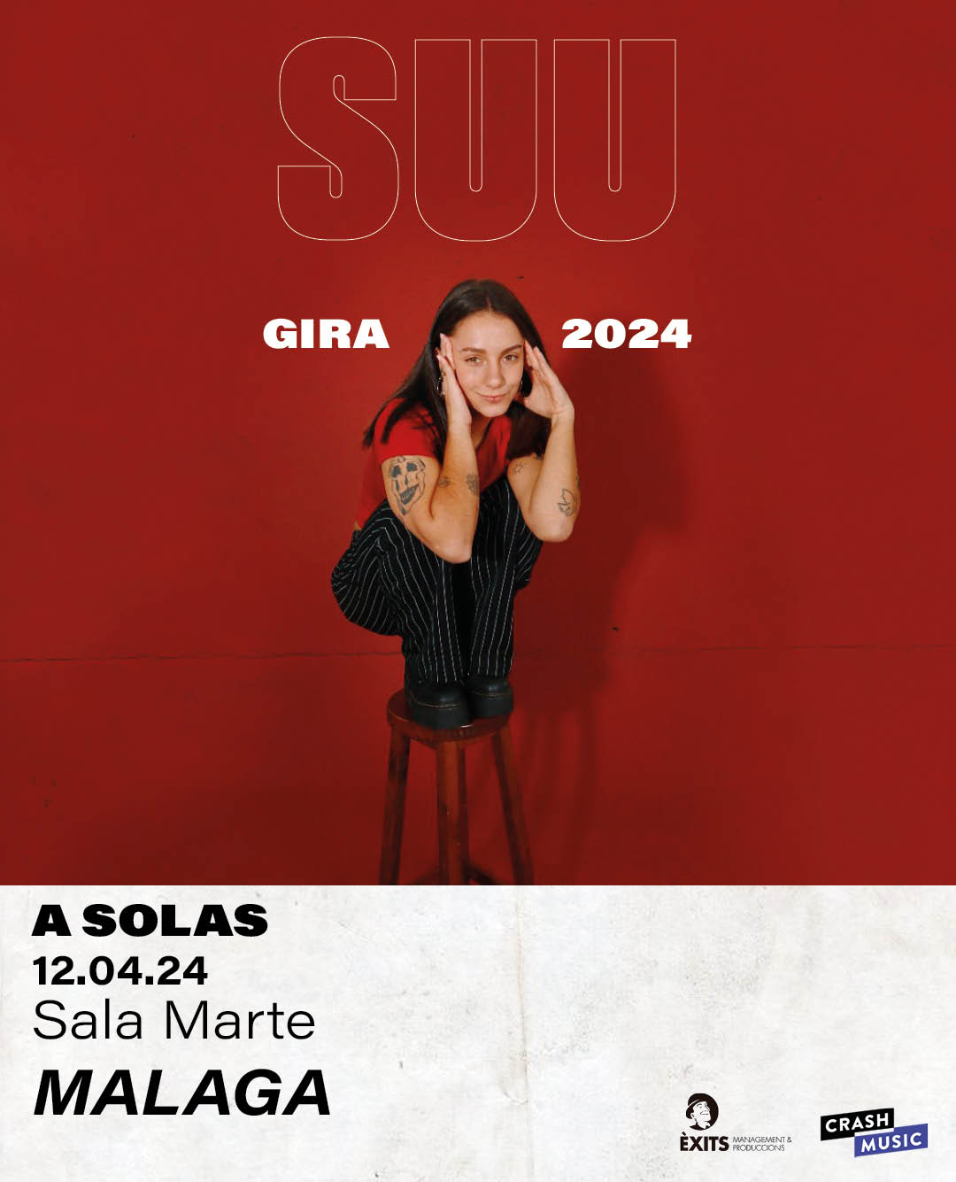 CONCIERTO DE SUU - MÁLAGA - SALA MARTE - VIERNES, 12 DE ABRIL 2024