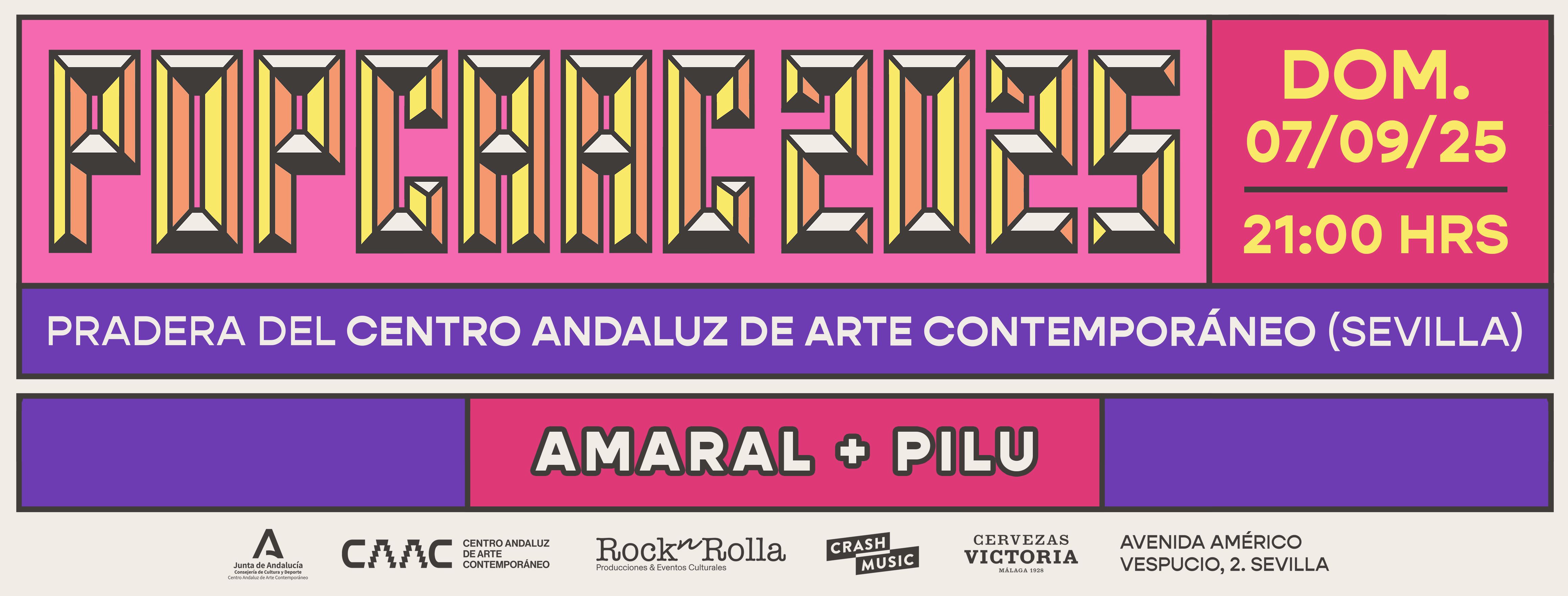Imagen CONCIERTO DE AMARAL - SEVILLA - POP CAAC - DOMINGO 7 DE SEPTIEMBRE