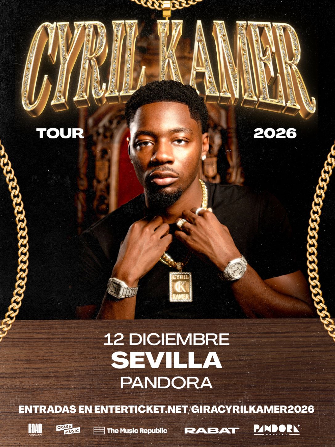 CONCIERTO CYRIL KAMER - SEVILLA - SALA PANDORA - SÁBADO 12 DE DICIEMBRE